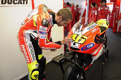 Checa beim Ducati Test in Jerez: Nicht zu viel verraten