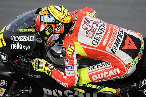 Rossi freut sich über Ducati: GP12 ist fahrbar