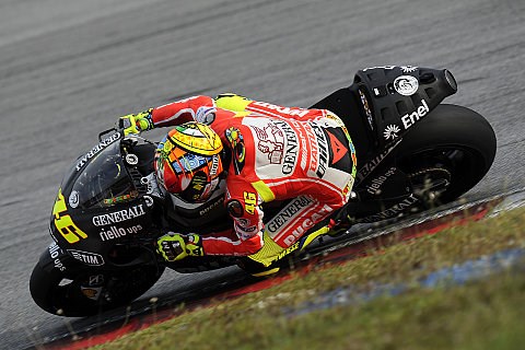 Rossi & Hayden schließen Test zufrieden ab: Front verbessert