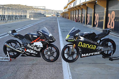 Moto2 und Moto3 Tests Valencia: KTM mit starkem Auftakt