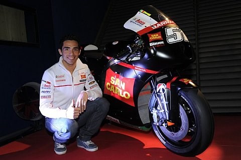 Gresini-Präsentation im Zeichen von Simoncelli: Die Veränderung ist schwarz