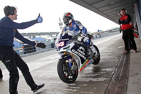 De Puniet will Werks-Bikes in Fehler drängen: Mit Bradl und Barbera mitgehalten