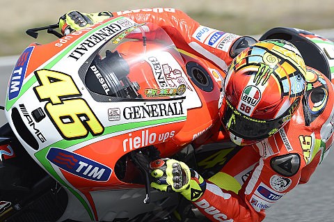 Rossi greift auf Haydens Daten zurück: Die andere Route