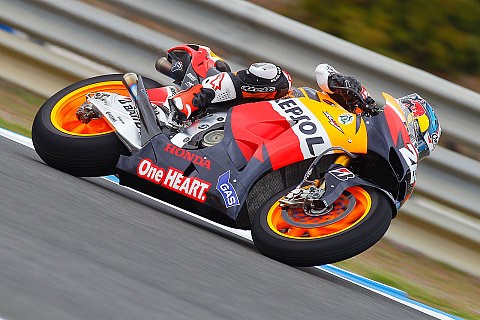 3. Training: Pedrosa im Regen vorne: Spies von CRT-Bike geschlagen