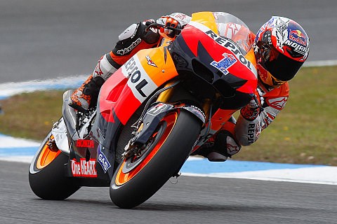 Stoner in Estoril Warm-Up einsame Klasse: Unterbrechung wegen Sturz von Silva