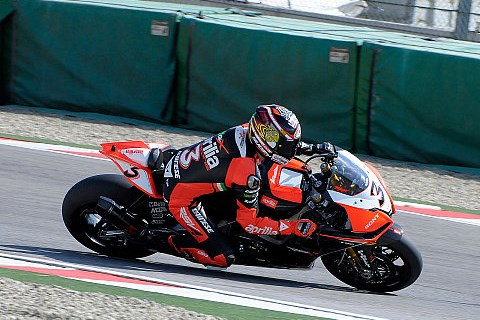 Biaggi sorgt sich wegen BMW und Honda: Die Aprilia muss besser werden