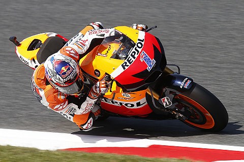 Stoner erobert MotoGP-Pole in Barcelona: Yamaha mit guter Gesamtleistung