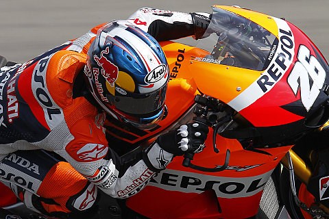 3. Training: Pedrosa-Bestzeit und Stoner-Sturz: Der Regen störte den Fahrbetrieb