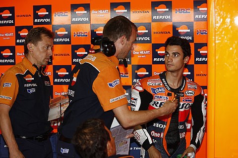 Die Honda geht bei jedem Wetter: Pedrosa spekulierte auf die Pole