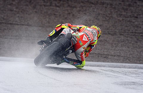 Regen-Quali keine Hilfe für Ducati: Rossi und Hayden hatten mehr erwartet