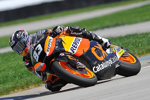 Marquez in Moto2-Warm-Up voran: Espargaro stürzt und wird Dritter