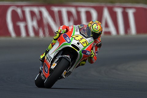 Rossi fühlt sich in Brünn wohl: Ein paar Details am Setup