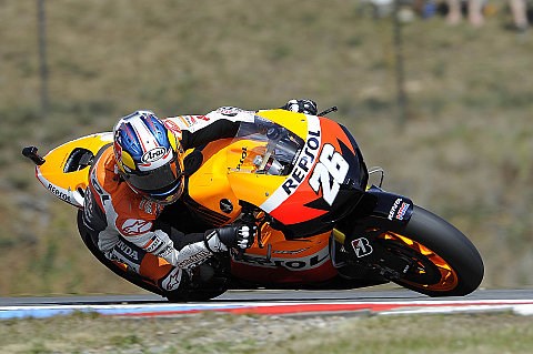 Pedrosa Schnellster beim Test: Rea verbessert seine Zeiten