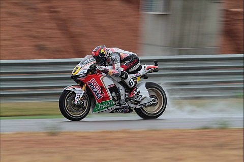 Bradl beendet Aragon-Wochenende mit Sturz: Zahlinger hatte große Ziele