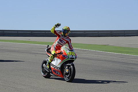 Rossi konnte nicht schneller: Hayden mit Schmerzen und Vibrationen