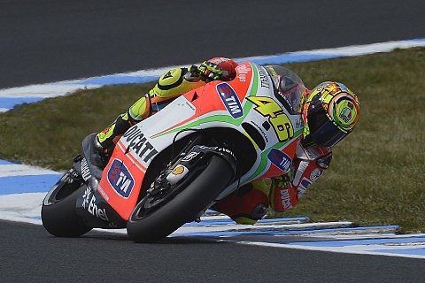 Rossi hofft in Australien auf gute Rennpace: Hayden muss Motorrad umbauen