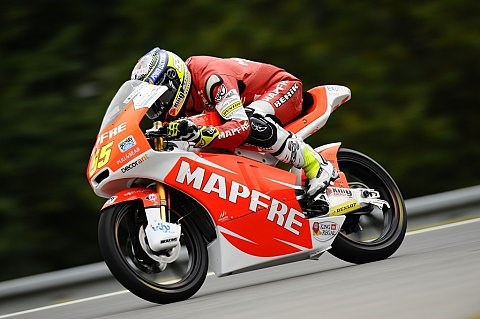 Faubel Schnellster im 3. Moto3-Training: Die Sonne war da, die Strecke aber nass