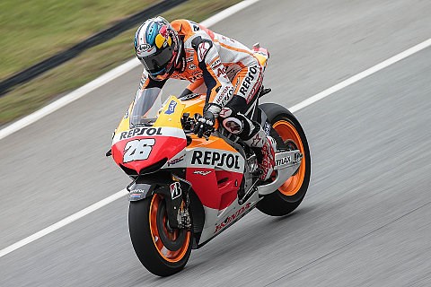 Pedrosa & Marquez starten stark: Sturz und Regen