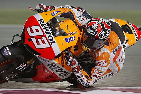 Marquez schneller als Pedrosa: Nervöser aber schneller Rookie