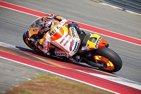 Marquez vor Pedrosa und Bradl: Nächste Bestzeit für Marc Marquez