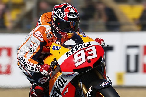 Marquez sichert sich zweite MotoGP-Pole: Lorenzo und Dovizioso in Reihe eins