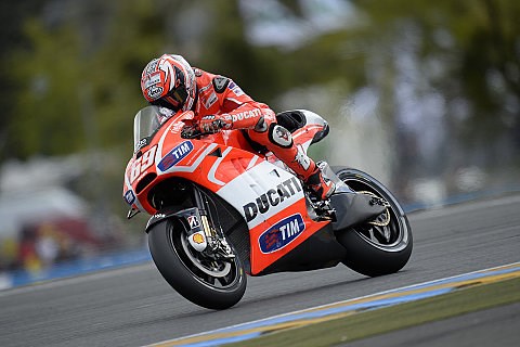 Nicky Hayden in Mugello von P8: Weniger Grip als beim Test