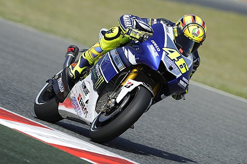 Rossi kam erst spät auf Touren: Kein Tempo am Beginn der Rennen