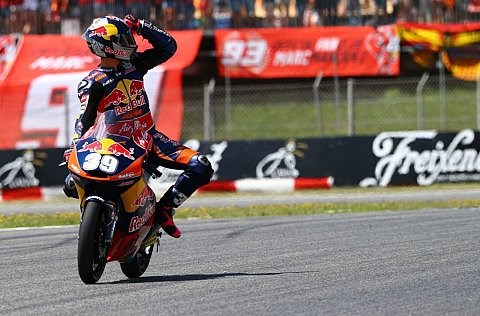 Salom bei wechselnden Bedingungen Schnellster: Schauer im zweiten Moto3-Training