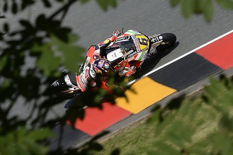 Bradl: Sturz blieb ohne Folgen: Es hätte schlimmer kommen können