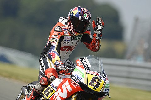 Bradl von Anfang an stark: Arbeit an der Front