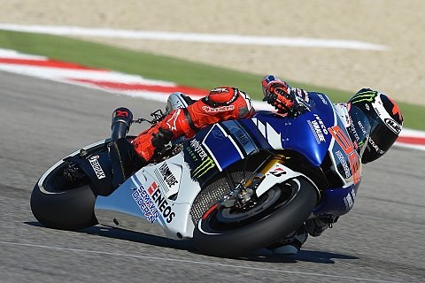 Lorenzo dominiert das Warm-Up: Marquez rutscht in den Kies