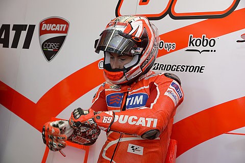 Fehler bremsen Ducati-Duo: Hayden und Dovizioso straucheln