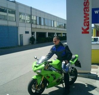 Kawasaki ZX6 Testaktion