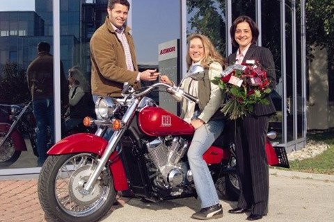 Honda Shadow gewonnen