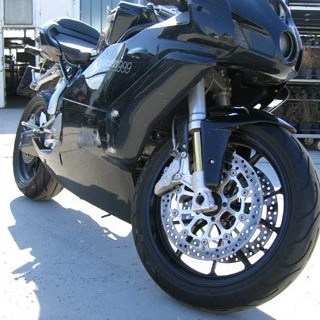 Sturz mit Ducati 999