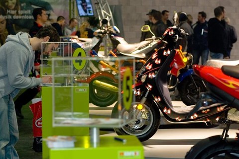 Schulen auf der bike08