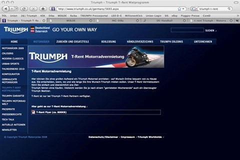 Triumph T-Rent