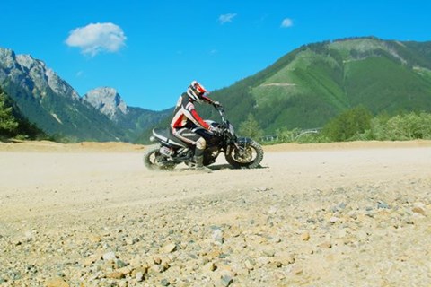 Moto Morini am Erzberg