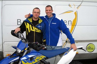 Pöschl auf Husaberg Pöschl auf Husaberg