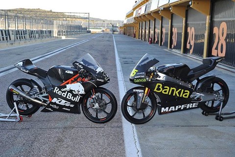 KTM Moto3 Tests