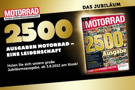 2500. MOTORRAD Ausgabe