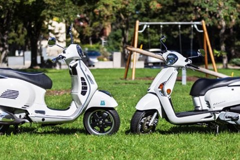Vespa GTS - Kymco Like