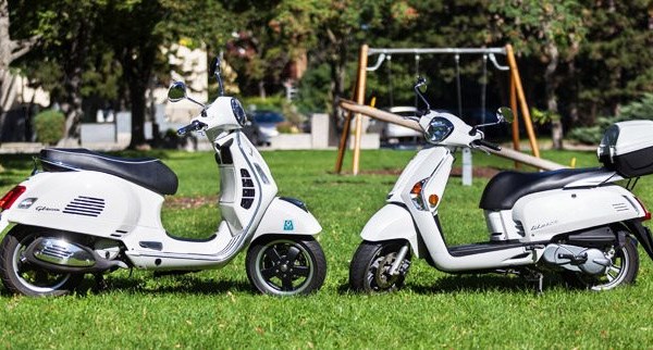 Vespa GTS - Kymco Like