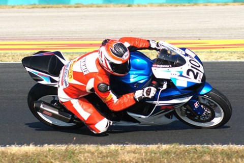 Berghammer auf Suzuki