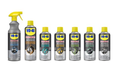 WD-40 Motorrad-Pflege