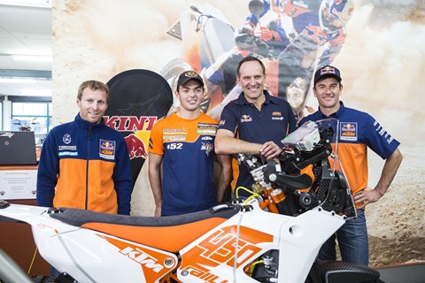 Walkner im KTM Rallye Dakar Team