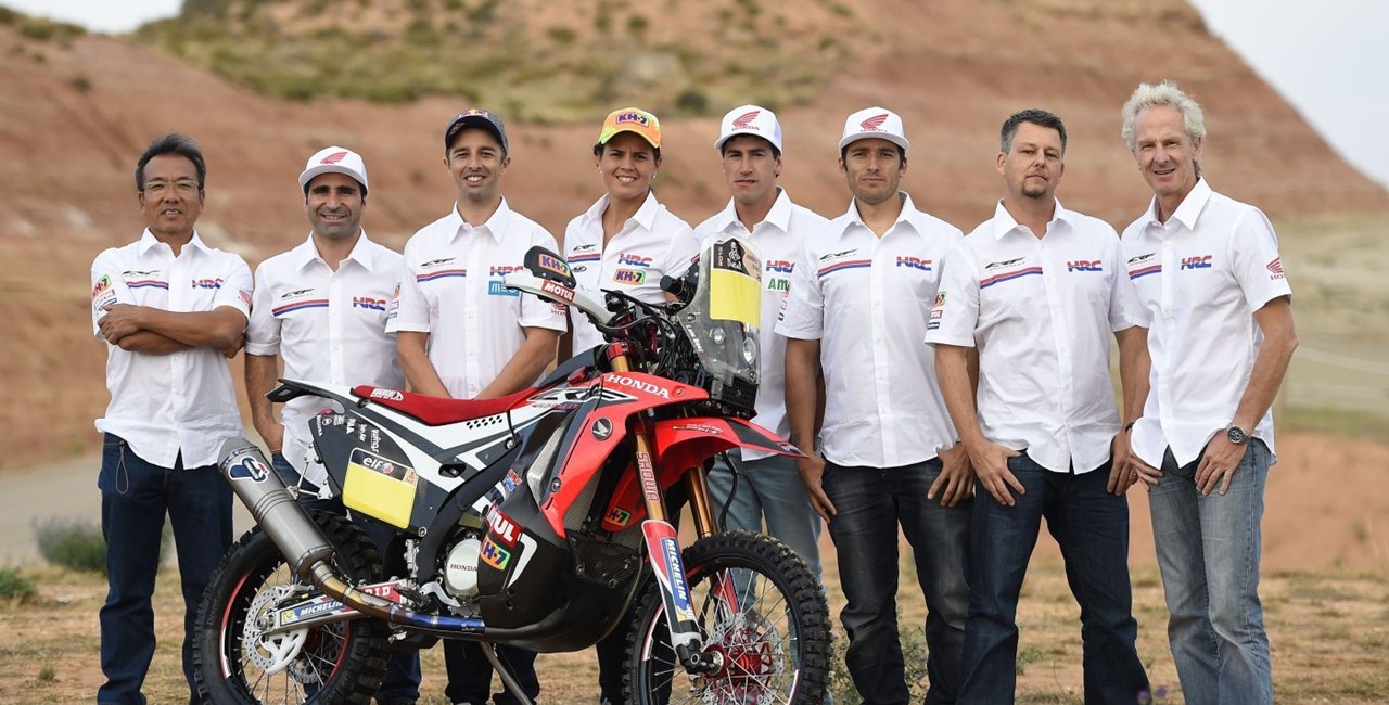 Hondas Team HRC mit der CRF 450 Rallx bei der Dakar 2015