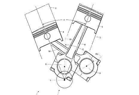 Motorrad von Ferrari