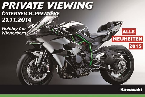 Kawasaki präsentiert die Ninja H2 in Wien Kawasaki präsentiert die Ninja H2 in Wien