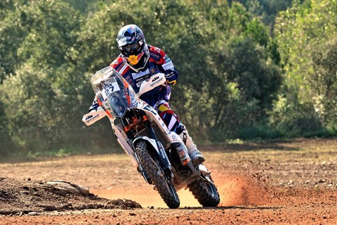 Matthias Walkner trainiert für die Rallye Dakar